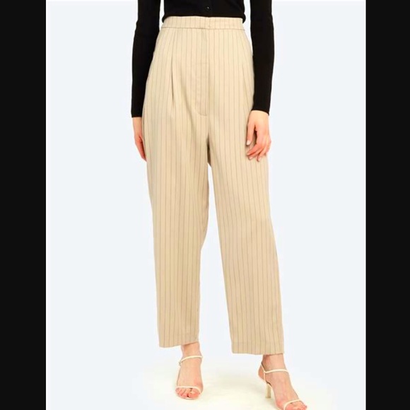 Munthe- Ed Straight Leg Pleated Pants Sz 36